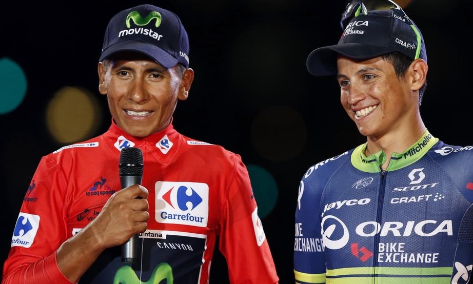 Nairo y Chaves 2