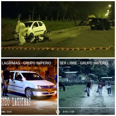 Accidente de transito mosaico