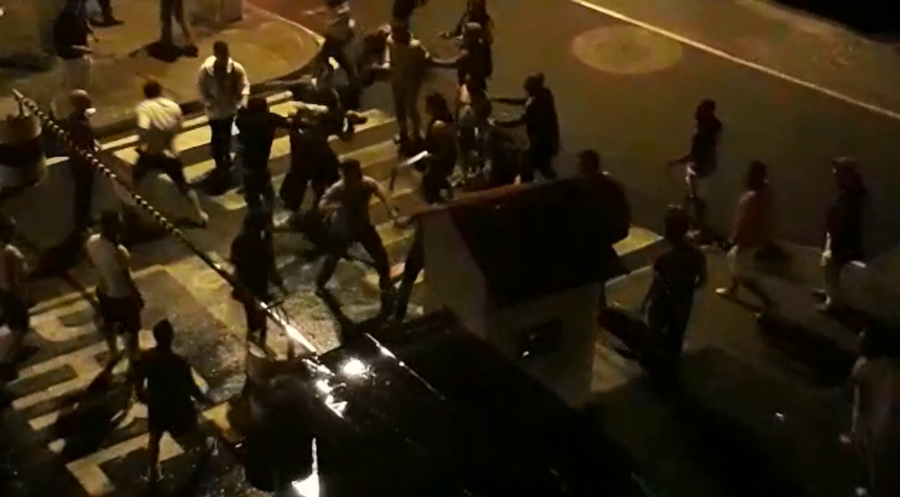 Golpiza a presunto delincuente