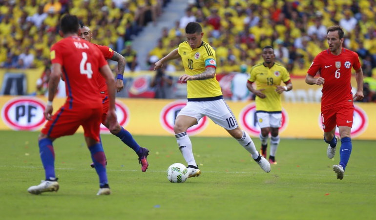 Colombia Chile partido