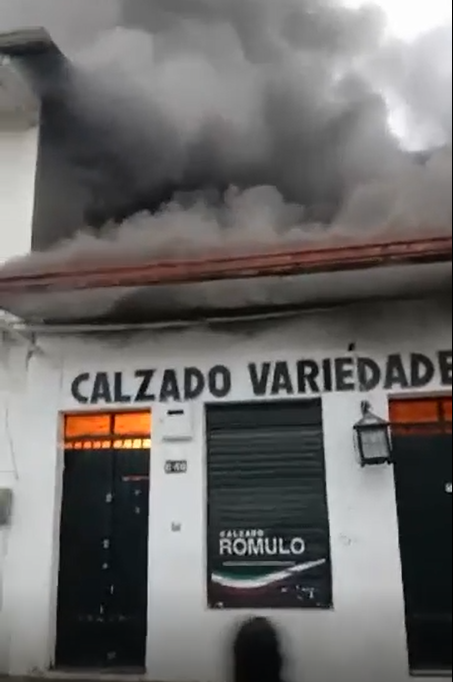 Incendio Calzado
