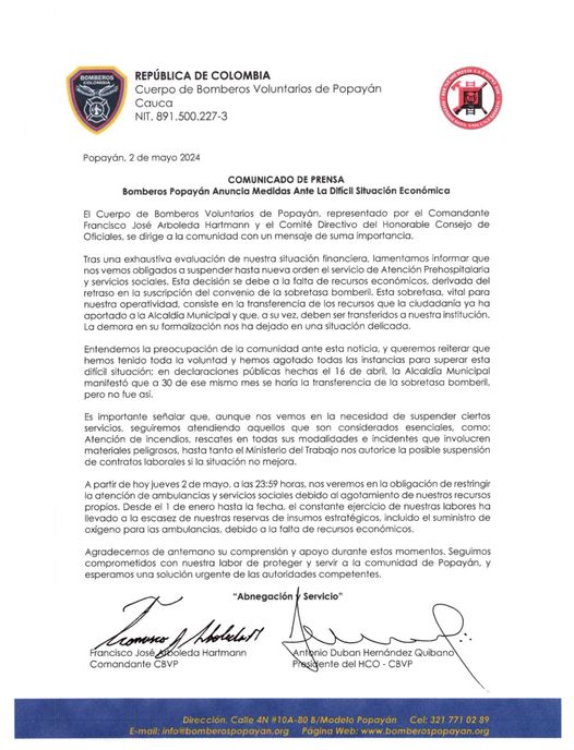 Bomberos Oficio